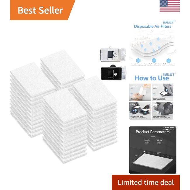 Premium HEPA Filters for Airsense 10 and S9/S10 Devices - 44PCS Kit