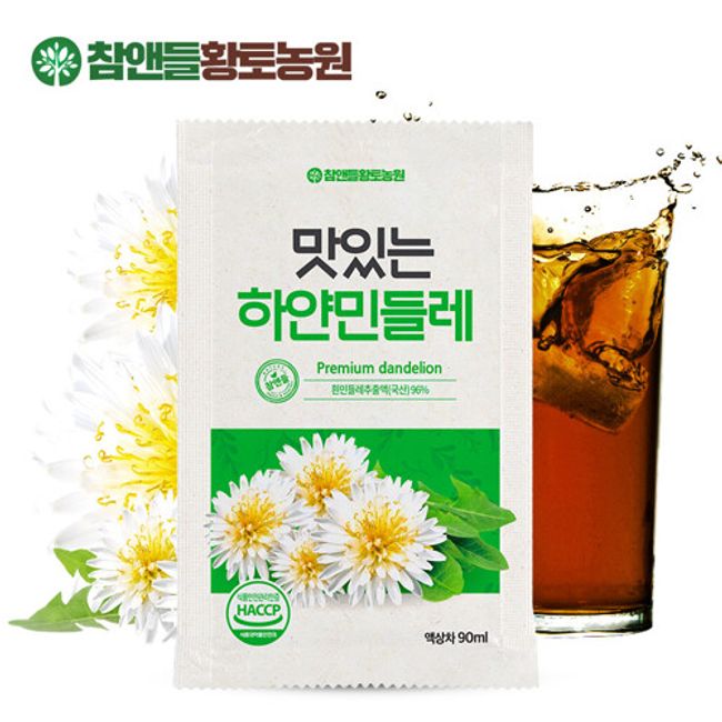 [Hwangto Farm] Delicious white dandelion 90ml x 1 pack @, option option, 1 pack