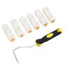 6pc 4” Mini Roller and Sleeves Set for Gloss Emulsion Paints Painting Decorating