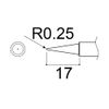 HAKKO 980-T-BIP Soldering Tip BI Type 984/985 (PRESTO) with Header Bag