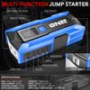 Multi-Function Portable Car Battery Jump Starter 2000A Peak Power Bank Charger