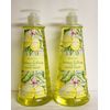 2 Bottles Lemon & Citrus Hydrating Hand Soap~ Refillable Bottle 25.3 fl oz Each