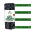 2M Gutter Guard Mesh | Protector Covers for Gutters Downpipe | Block Drain Clog Leaf Debris Drain Covers Outdoor
