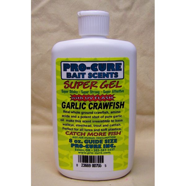 Pro-Cure Garlic Crawfish Super Gel, 8 Ounce