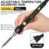 Soldering Iron Electric Gun Adjustable Temperature Welding Solder Wire Kits