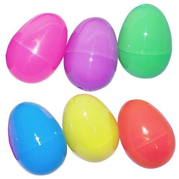 Design R Kidz 200 Easter Eggs Standard Sized Hinged Bright Colors
