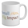 Shopagift Small Acts Big Impact Mug Changing The World White 11oz Large Ceramic Cup