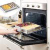 Adjustable Rectangular Cake Tin, Rectangular Baking Frame, Stainless Steel Cake Mold, 27-51 cm x 18-33 cm, 5 cm High, Large, Tall Adjustable Baking Tin