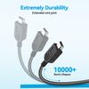 CJP-Geek 6ft Black Mini USB Data Cable Cord Compatible with Brother PT-D600 PT-D450 Label Printer US