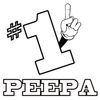 CafePress #1 PEEPA Mug 11 oz (325 ml) Ceramic Coffee Mug