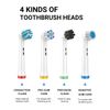Replacement Toothbrush Heads Compatible with Oral B Braun Electric Toothbrush, 16 Pack Electric Toothbrush Heads, Precision Clean Brush Heads Refill for Oral-B 7000/Pro 1000/9600/ 5000/8000/3000