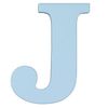 8-Inch Wall Hanging Wood Letter J Sky