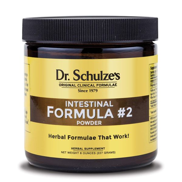 Dr. Schulze’s | Intestinal Formula #2 | Herbal Colon Cleanse Formula | 8 Oz. Jar