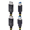 StarTech.com 6ft (1.8m) DisplayPort and USB 5Gbps KVM Cable, 4K 60Hz Universal Compatible DP/USB Combo Cable for KVM Switches