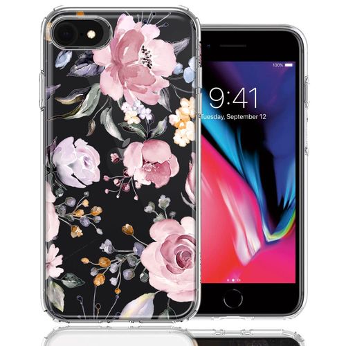 for Apple iPhone 7/8/SE 2020/SE 3 2022 Soft Pastel Spring Floral Flowers Blush Lavender Phone Case Cover