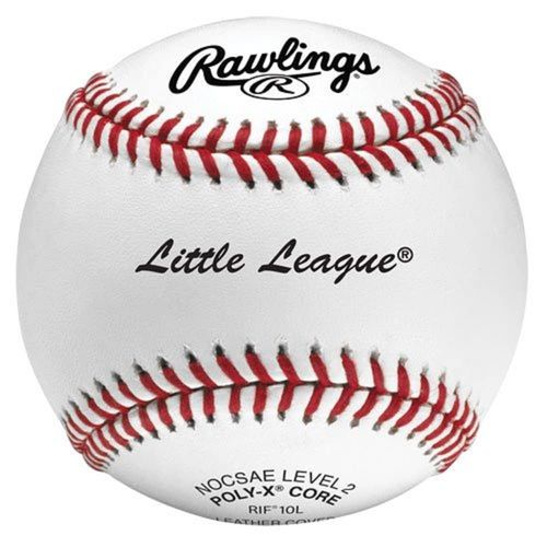 Rawlings | RIF Little League Training Baseballs | 12 Count | Level 5 (Ages 7-10) & Level 10 (Ages 10+) Options