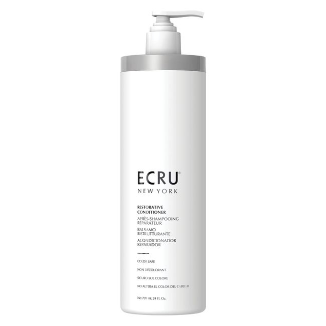 ECRU NEW YORK Restorative Conditioner 24oz, Daily Moisturizing Conditioner for Dry Hair with Biotin to Promote Hair Growth