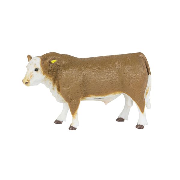 Big Country Toys Hereford Bull - 1:20 Scale - Hand Painted - Farm Toys - Farm Animal Toys