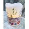 4” LED Spring Pillar Candle On/Off Switch-Flickering Effect-Brand New-SHIP 24HRS