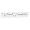 Ochun Eyebrow Template Eyebrow Makeup Ruler Eyebrow Makeup Tool Disposable Eyebrow Drawing Position Measurement 3 Point Makeup Symmetrical Adhesive Makeup Beauty Tool Beginner Convenient Pack of 50