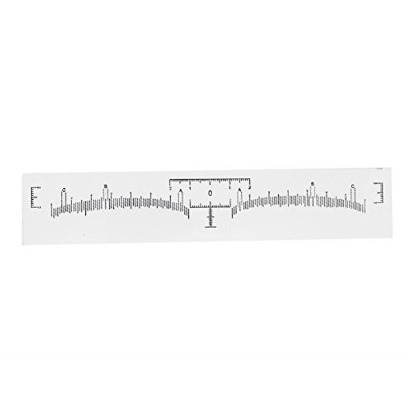 Ochun Eyebrow Template Eyebrow Makeup Ruler Eyebrow Makeup Tool Disposable Eyebrow Drawing Position Measurement 3 Point Makeup Symmetrical Adhesive Makeup Beauty Tool Beginner Convenient Pack of 50