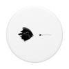 Graphic Fly Fishing Hook Line - Fish Flounder PopSockets Swappable PopGrip