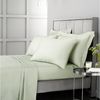 Bianca 400Tc Cotton Sateen Standard Pillowcase Pair Green