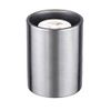 Lights4Living Modern Small Satin Silver Chrome LED Uplighter Table, Floor Lamp Uplighter with Inline Switch (Satin Silver)