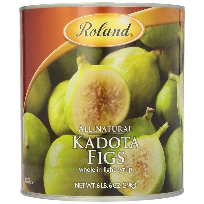 Roland Foods Kadota Figs in Light Syrup, Specialty Imported Food, 6.83-Pound Can