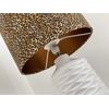 Leopard Animal Print Brushed Copper Drum Lampshade