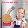 Round MDF Magnets - Desert Blue Colour Block 44877