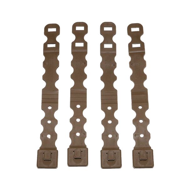 Tactical Tailor Fight Light Series Malice Clip - 4 Pack (Short Coyote)