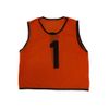 Softouch Bibs 10 Count (Numbered 1-10) Set with 20 Marker Cones (20) Orange SO-BIBUS