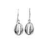 81stgeneration Women's 925 Sterling Silver Cowrie Shell Seashell Boho Dangle Drop Earrings