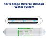 5 Pack Inline Post Carbon Water Filter 1/4" Quick Connector Fridge Ice-maker 