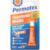 Permatex 25005 High Strength Removable Threadlocker Orange Gel, 5 g