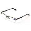 Premium Half Rim Reading Glasses With Anti-reflective AR Coating Spring Hinge Reader (Gunmetal, 2.00)