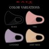Kate Small Face Silhouette Mask, Light Beige, Washable and Reusable