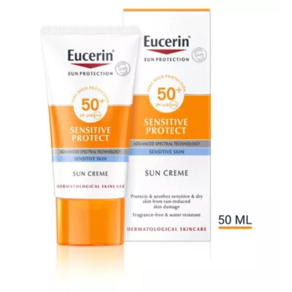 Eucerin Sun Sensitive Protect Face Sun Cream for Sensitive Skin SPF 50+, 50ml