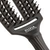 Olivia Garden - Fingerbrush Care Iconic Boar & Nylon Full Black HairBrush - Medium