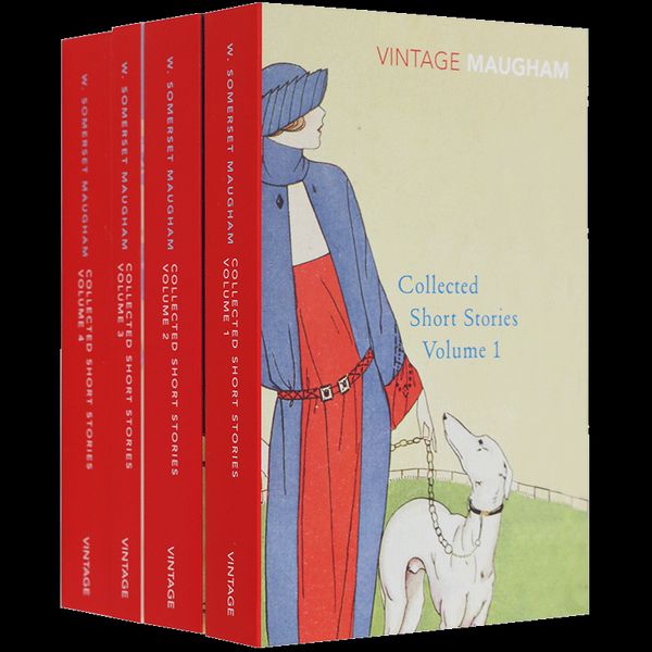 毛姆短篇故事全集4册 英文原版 Collected Short Stories Volume 1-4 全英文版万事通先生 William Somerset Maugham 英语书籍