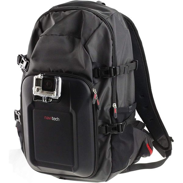 Navitech Action Camera Backpack With Integrated Chest Strap - Compatible With The GoExtreme Rebel Action Camera