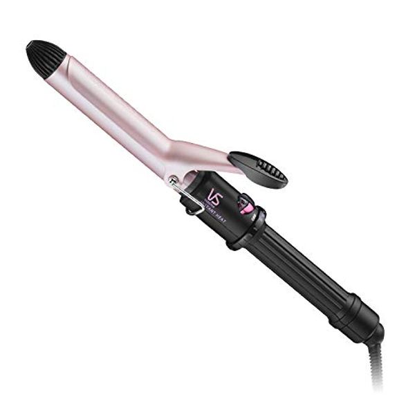 Vidal VSI-2512/PJ Sassoon Hair Iron, Pink Series, Curl, 1.0 inches (25 mm)