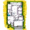 BLUEPRINTS MEDITERRANEAN HOUSE PLAN ARCHUP #106M