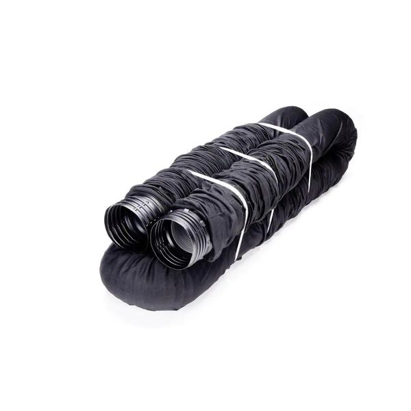 4 In. X 50 Ft. Copolymer Perforated Drain Pipe with Sock French Drain Durable