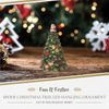 Spode Christmas Tree Multicolor LED Tree Ornament, Earthenware & Glass