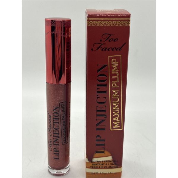 Too faced lip injection maximum plump maple syrup pankcakes new in box full size