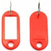 Van Der Linn PLASTIC KEY TAGS KEYRING ID LABEL FOB MIXED COLOURS (1)