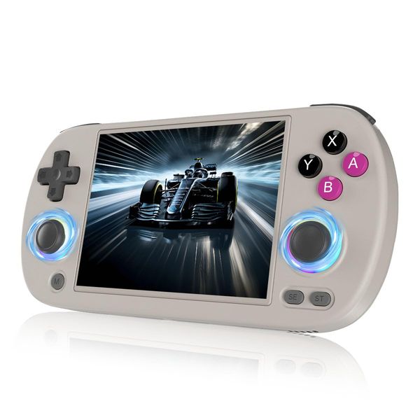 RG40XXH Handheld Game Console 4.0-in 640*480 IPS Screen 3200mAh 64Bit System Retro Gray