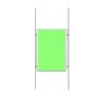 New A2 Wire Cable System Acrylic Poster Holder Shop Window Sign Display Stand